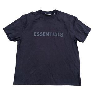 Essentials T Shirt Navy Blue Large